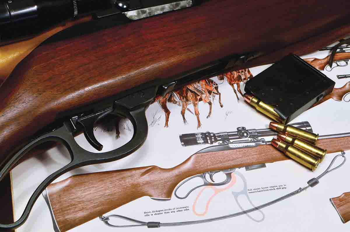 The short-lived Marlin Model 62 Levermatic and ammunition for its original chambering, .256 Winchester Magnum. The rifle is seductive, but producing ammunition is a handful of headaches.